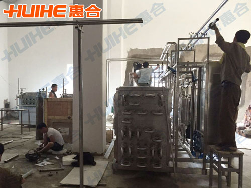 管式殺菌機朝鮮現(xiàn)場安裝